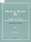 PHYSICAL REVIEW D雜志封面